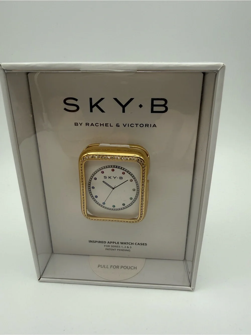 Sky Gold Rhinestone Apple Watch Case